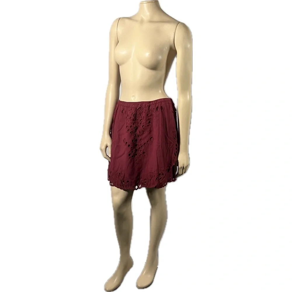 NWT IRO Paris Carina Eyelet Mini Skirt - Picture 3 of 11
